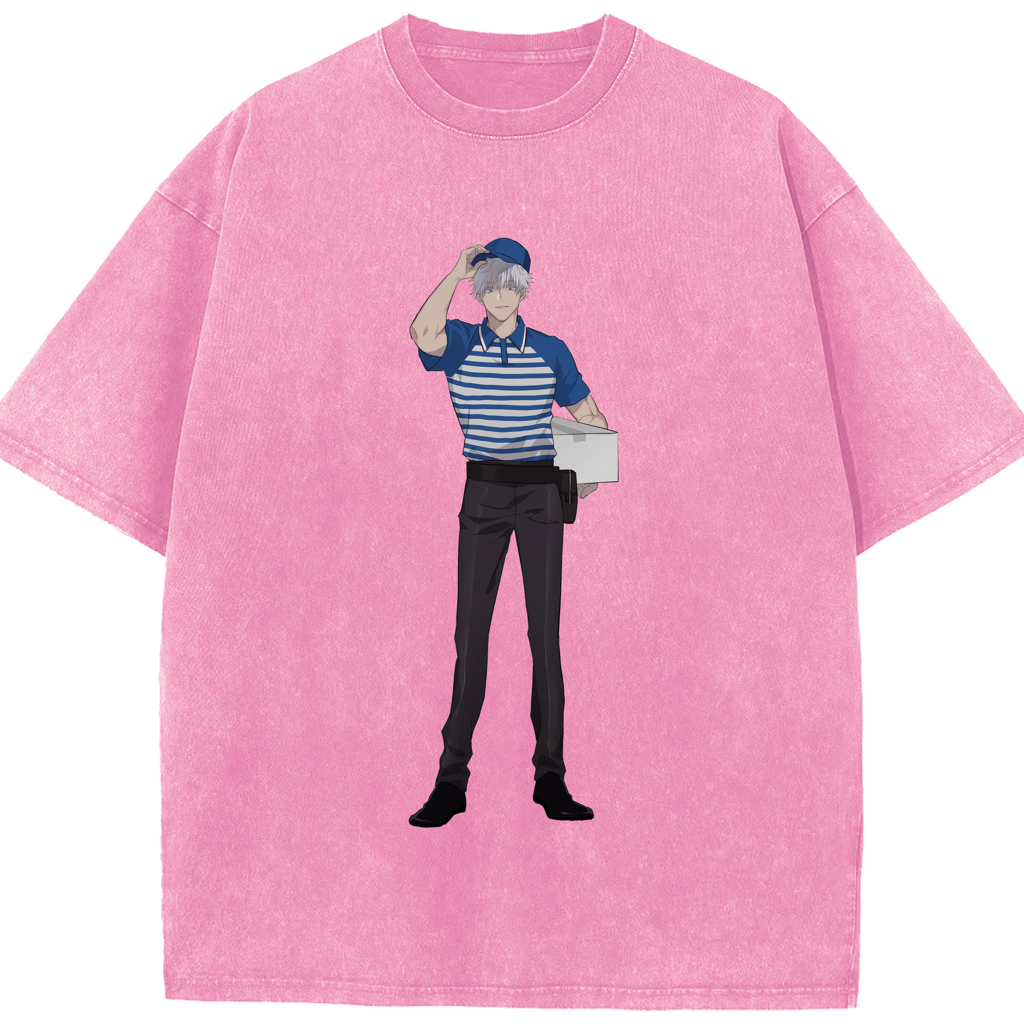 （画像用） 呪術廻戦 Jujutsu Kaisen 綿100% ヴィンテージ風 半袖Tシャツ（フロントプリント）